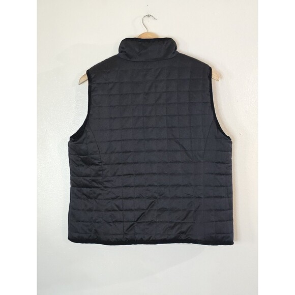 Lauren Ralph Lauren Black Reversible Puffer Velour Velvet Women Size Large - Picture 4 of 8